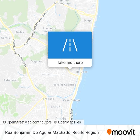 Rua Benjamin De Aguiar Machado map