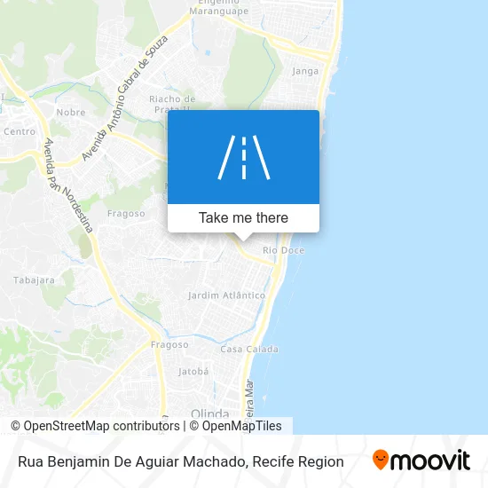 Rua Benjamin De Aguiar Machado map