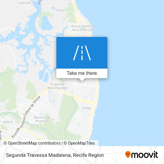 Segunda Travessa Madalena map