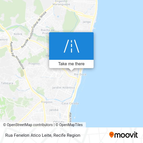 Rua Fenelon Atico Leite map