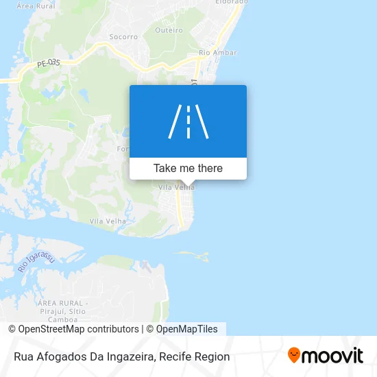 Rua Afogados Da Ingazeira map