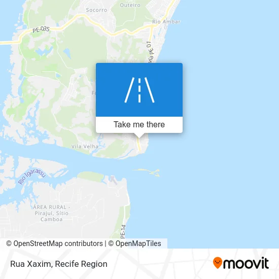 Rua Xaxim map