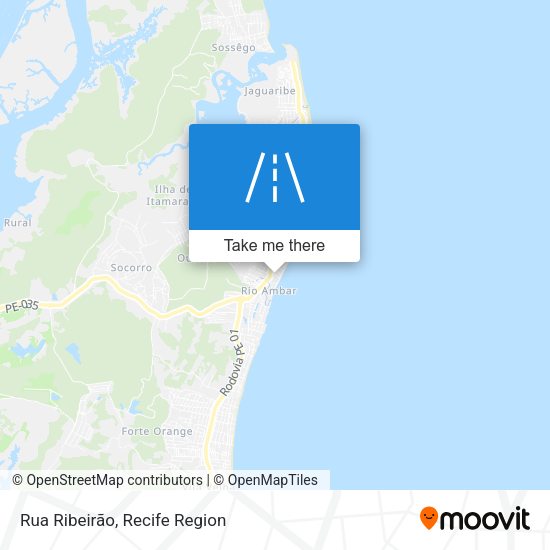 Rua Ribeirão map