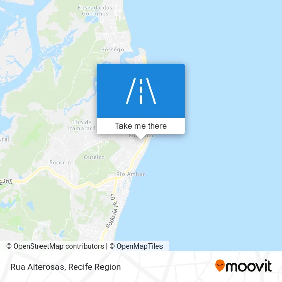 Rua Alterosas map