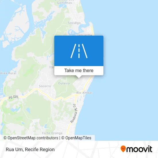 Rua Um map