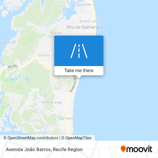 Avenida João Barros map