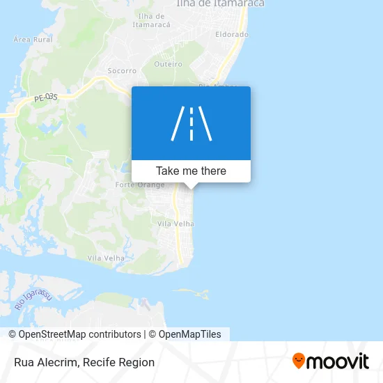 Rua Alecrim map