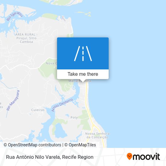 Rua Antônio Nilo Varela map