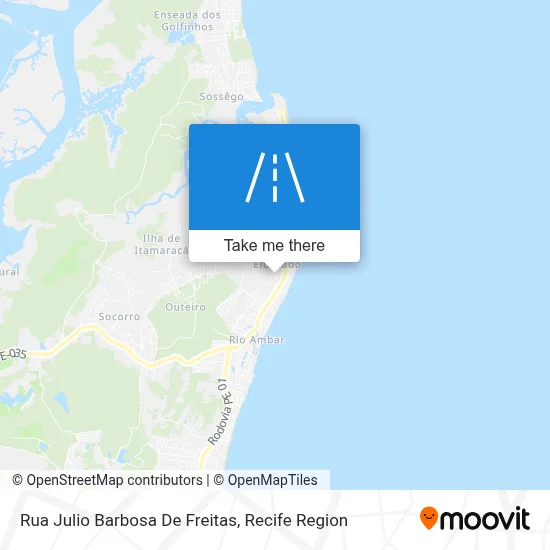 Rua Julio Barbosa De Freitas map