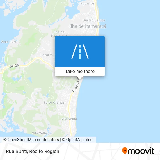 Rua Buriti map