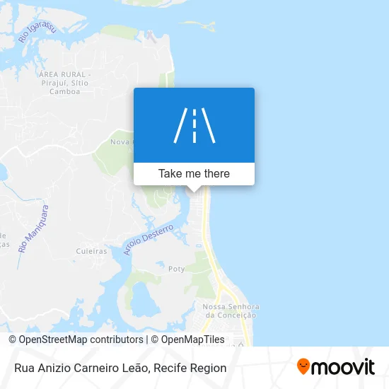 Rua Anizio Carneiro Leão map