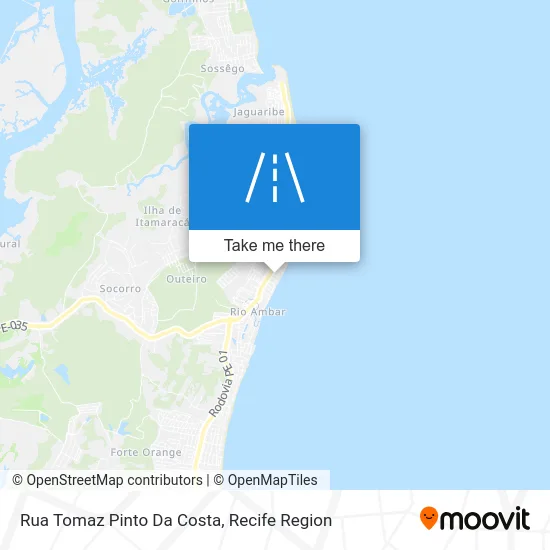 Rua Tomaz Pinto Da Costa map