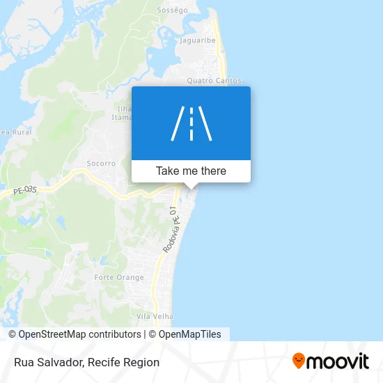Rua Salvador map