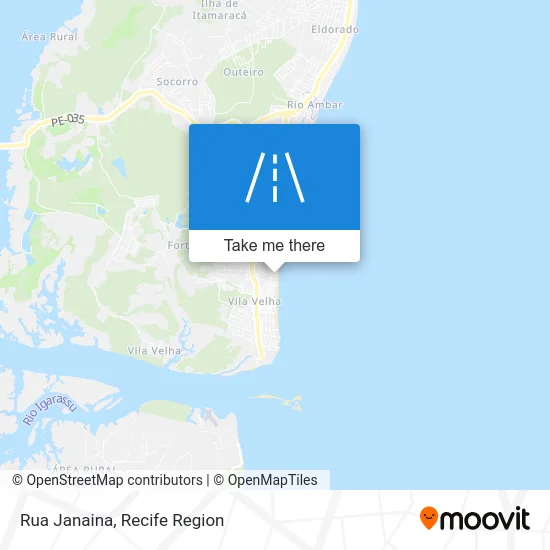 Rua Janaina map