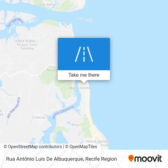 Rua Antônio Luís De Albuquerque map
