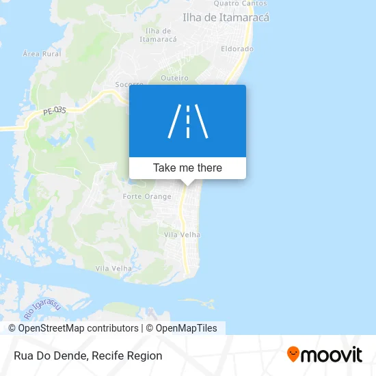 Rua Do Dende map