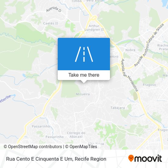 Rua Cento E Cinquenta E Um map
