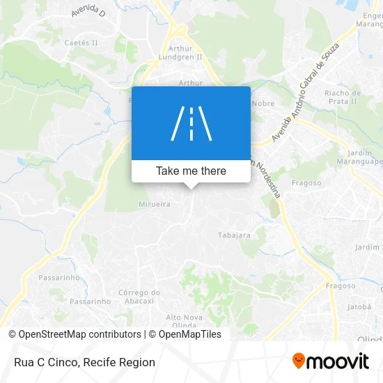 Rua C Cinco map