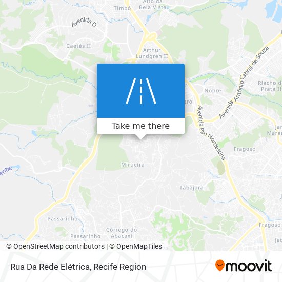 Rua Da Rede Elétrica map