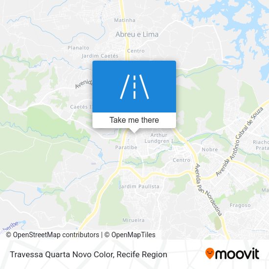 Travessa Quarta Novo Color map