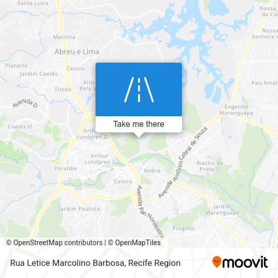Rua Letice Marcolino Barbosa map