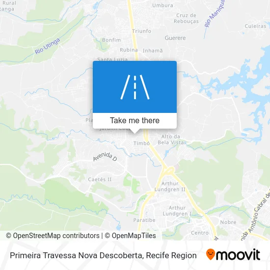 Primeira Travessa Nova Descoberta map