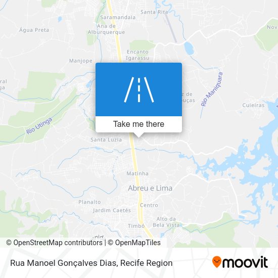 Rua Manoel Gonçalves Dias map