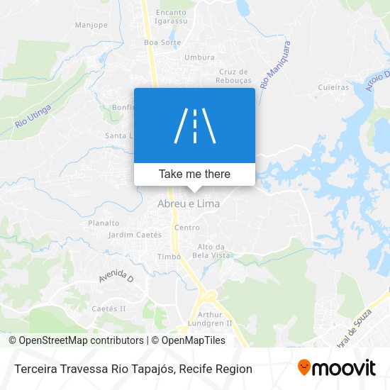 Terceira Travessa Rio Tapajós map