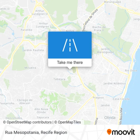 Rua Mesopotania map