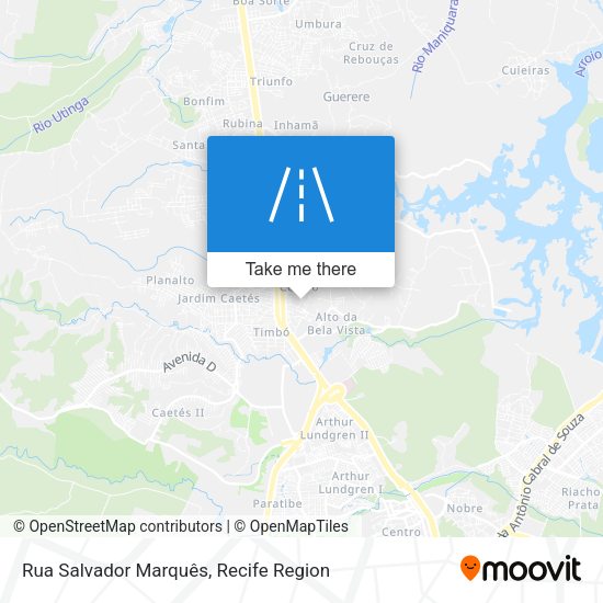 Rua Salvador Marquês map