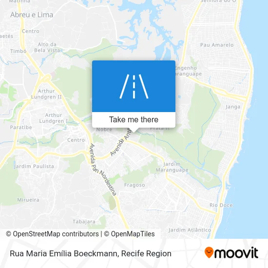 Rua Maria Emília Boeckmann map