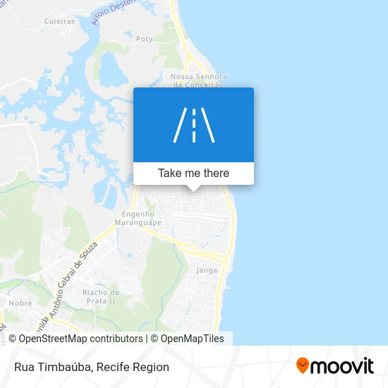 Rua Timbaúba map