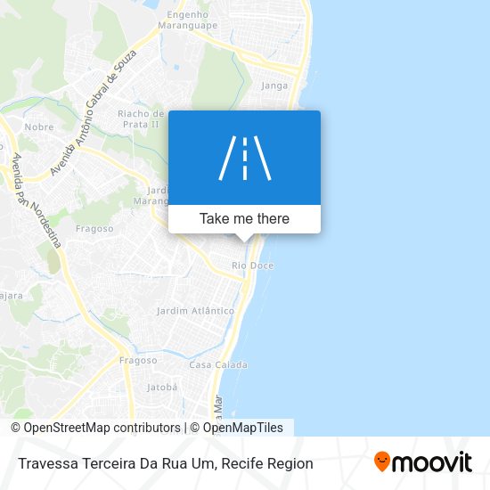 Travessa Terceira Da Rua Um map