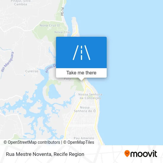 Rua Mestre Noventa map