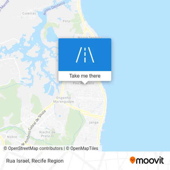 Rua Israel map