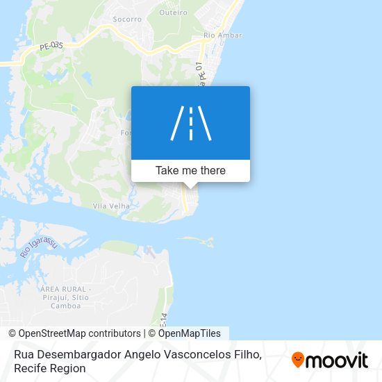 Rua Desembargador Angelo Vasconcelos Filho map