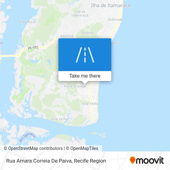 Rua Amara Correia De Paiva map