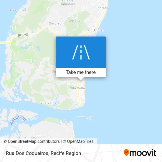 Rua Dos Coqueiros map