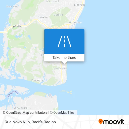 Rua Novo Nilo map