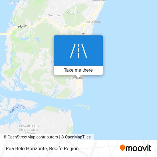 Rua Belo Horizonte map