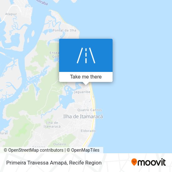 Primeira Travessa Amapá map