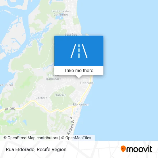 Rua Eldorado map