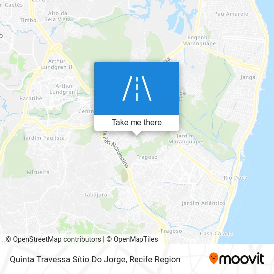 Quinta Travessa Sítio Do Jorge map