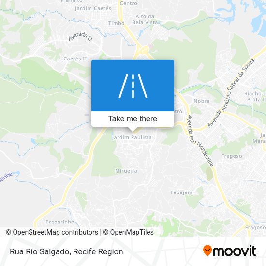 Rua Rio Salgado map