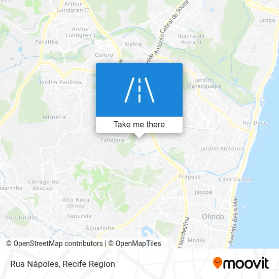 Rua Nápoles map