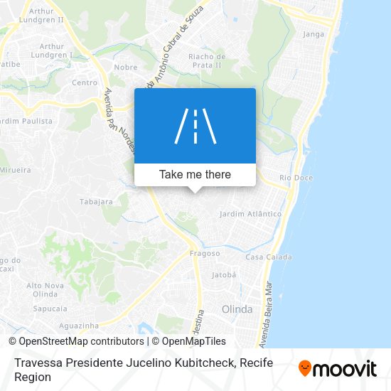 Travessa Presidente Jucelino Kubitcheck map