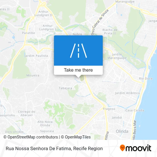 Rua Nossa Senhora De Fatima map