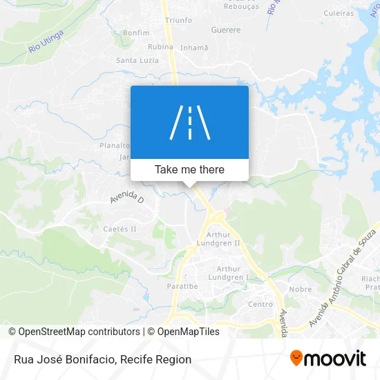Rua José Bonifacio map