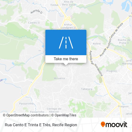 Rua Cento E Trinta E Três map