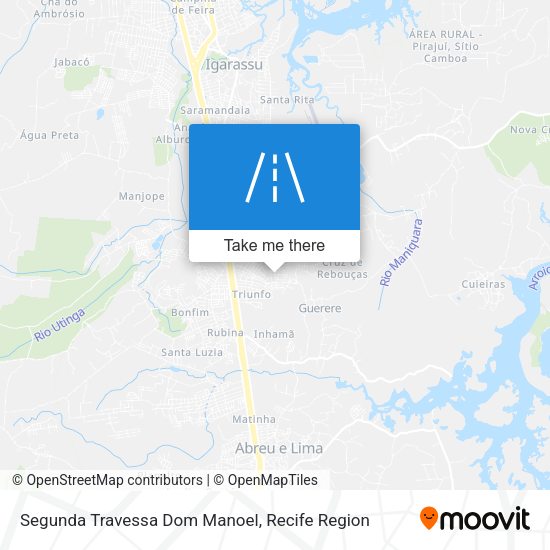 Segunda Travessa Dom Manoel map